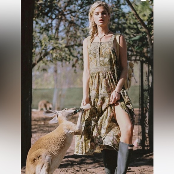 SPELL Jungle Midi Sundress - Picture 2 of 11